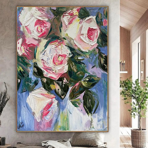 Renoir style original abstract - renoir,