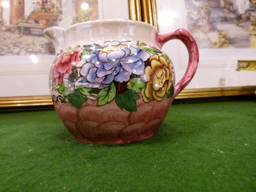Vintage maling jug peony rose - vintage,