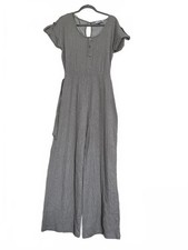 Next Grey Textured Wide Leg