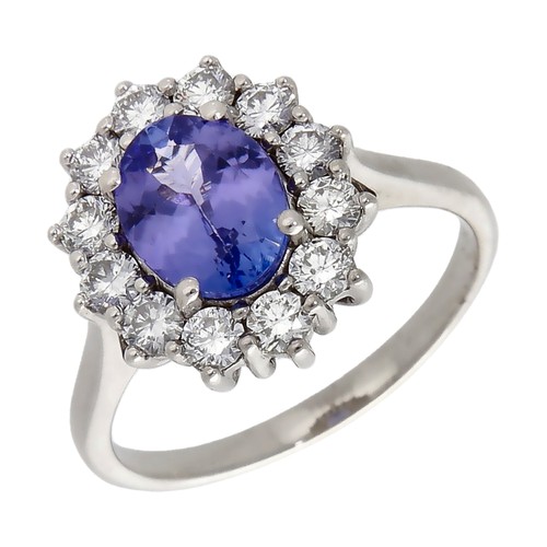Pre owned 18ct white - white, gold