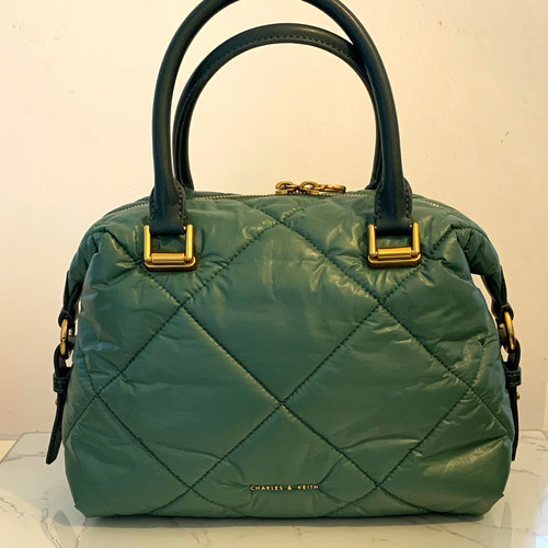 Charles keith green puff - &,