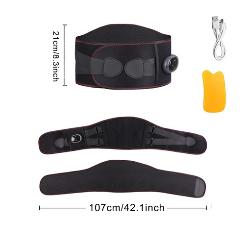 Heated massage belt muscle - belt,
