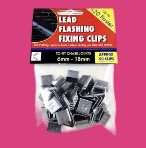 Hall clip lead flashing fixing - hall,