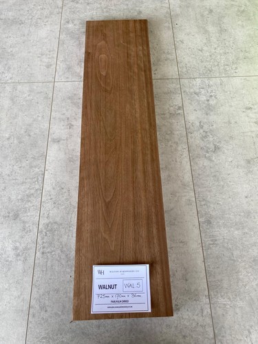 725x170x36mm walnut solid - 725x170x36mm,