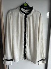 Zara ladies shirt with ruffle