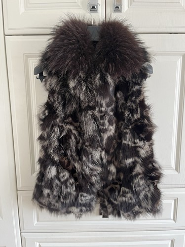 Ladies fox fur gilet - gilet, waistcoat
