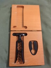 screwpull in heavy wooden box 17x17x4cm