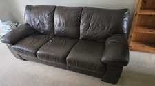 Three Seat DFS Pavilion Leather Sofa