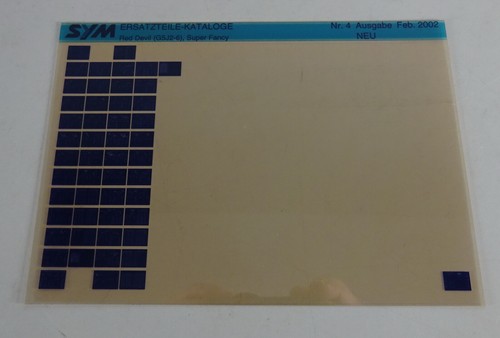 Microfiche parts catalog sym - microfiche,