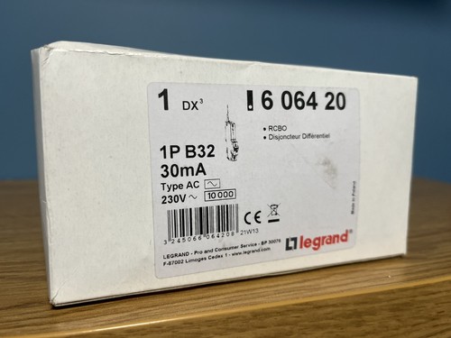 Legrand 32amp rcbo - rcbo, 606420