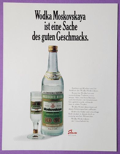Moskovskaya russian vodka - 11.,