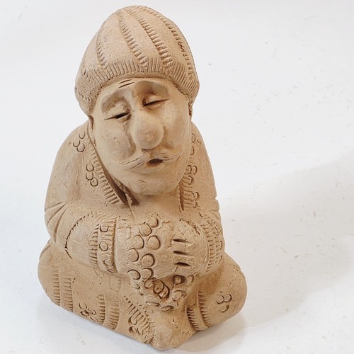 Vtg folk art clay pottery - vtg,