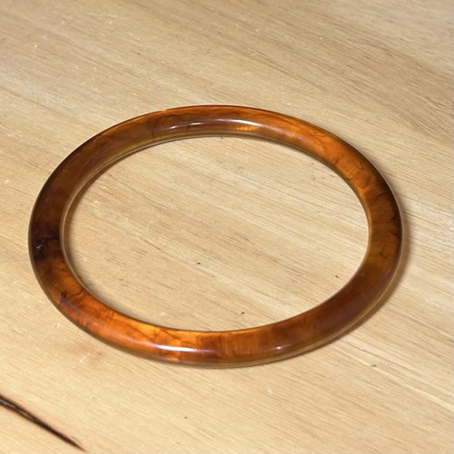 Real natural amber bangle - real,