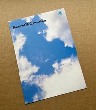 1991 Volkswagen Golf Sportline/Rivage Convertible Brochure