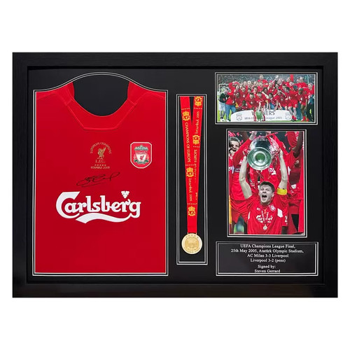 Steven gerrard signed framed - steven,