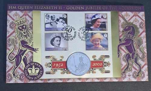 First day coin - cover, 2002
