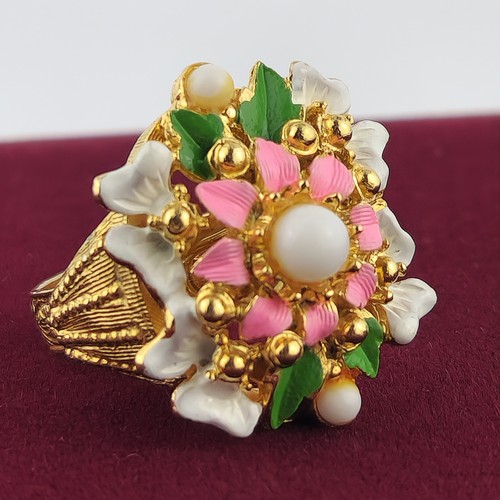 Florenza vintage enamel floral - florenza,