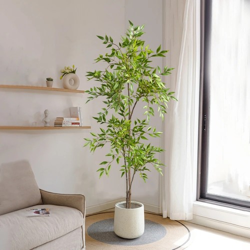 Artificial nandina plant - nandina, tall