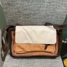 GIGI BROWN LEATHER CROSSBODY /