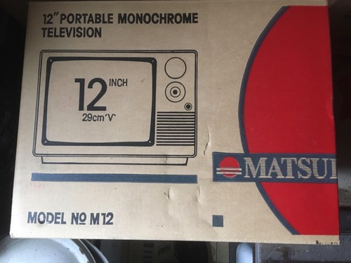 Vintage matsui crt - 12",