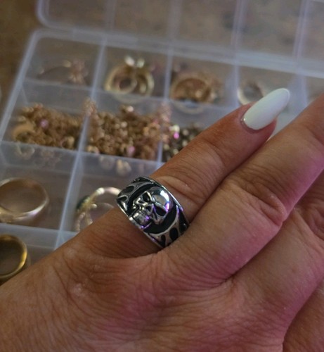 Skull ring - skull,
