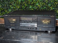 AIWA AD-WX777 Stereo Double Cassette Deck SERVICED with new belts FULLY WORKING 