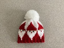 Knitting Pattern Santa Hat - Unisex - Printed And Laminated