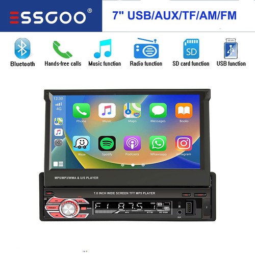 Single din apple carplay - din,