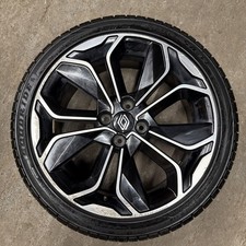 1X RENAULT CLIO MK4 17" OPTEMIC ALLOY WHEEL TYRE 205/45/17 403001878R 403007914R