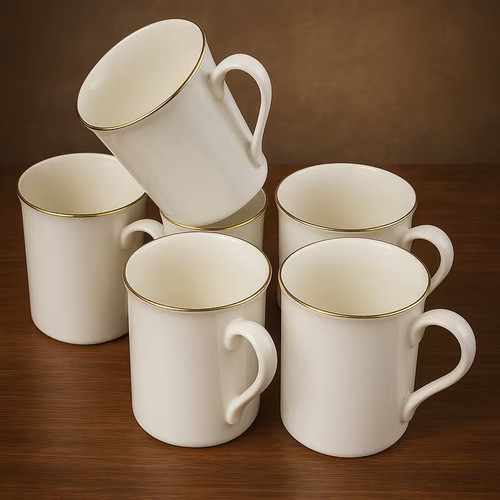 Set fine bone china - bone, mugs