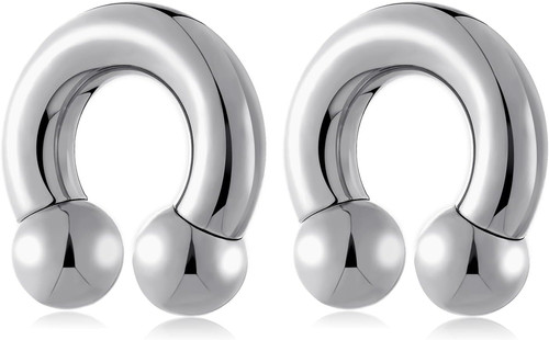 Ear weights stainless steel - stainless,