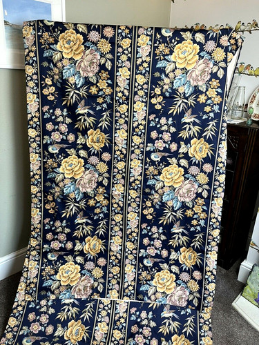 Vintage osman curtains pair - curtains,