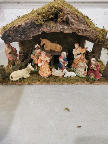 Boxed large nativity - boxed, set