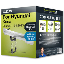 Towbar detachable for HYUNDAI