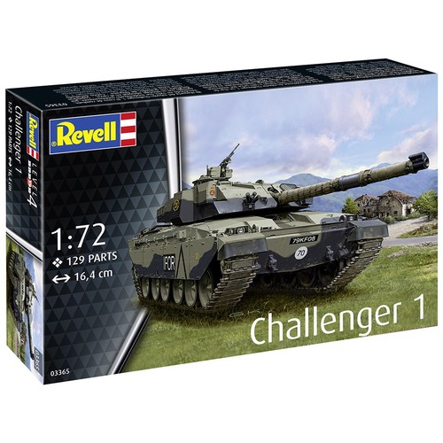 Revell challenger 1 tank - 1/72,