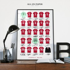 LIVERPOOL SIGNED SQUAD SHIRT