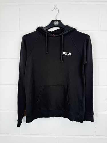Fila black hoodie classic fit - black,