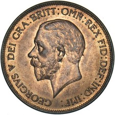 1930 Penny - George V British