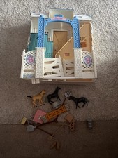 Vintage  Barbie Walking Beauty Horse Riding Stable Poney Club