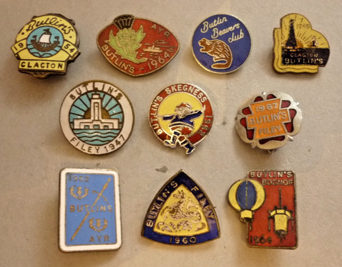 Ten vintage enamel - ten,
