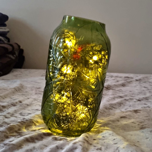 Led light green glass - led,