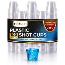 1oz Reusable Plastic Shot