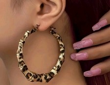 Golden animal leopard print - golden,