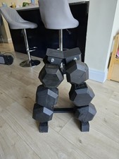 York Brand Heavy Dumbell Set With Wrack