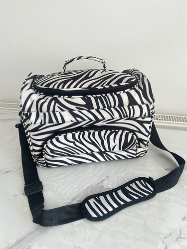 Cosmetics camera zebra print - zebra,