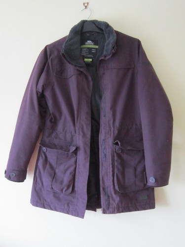 Trespass size purple coat - s,