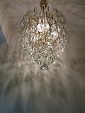 Vintage 4 light Brass and