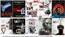 SAW MOVIE FILM 1-10 DVD