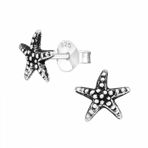 Sterling silver earrings studs - sterling,