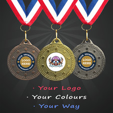 Swimming medals personalised - medals,